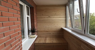 Отделка, остекление, утепление балконов в Черемхово от 204 руб. м/2.